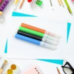 Marker Pen Set for Child 4-Piece Colorful Drawing Painting Kit for Crafts, DIY Projects, and Expression, better for Beginners and Gift Ideas - Image 2