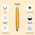 Energy Face Massager Gold-Plated Tool for Improved Circulation, Skin Rejuvenation, and Stress Relief - Image 4