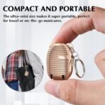 Keychain Nail Clipper Small Nail Clippers Multicolor (1 Pc) - Image 3