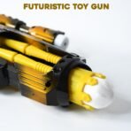TTG LED Laser Gun Toy ?? Battery Operated Space Blaster with Flashing Lights & Sound (1 Set) - Image 3