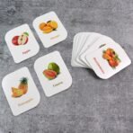 32-Piece Fruit Flashcard Set ? Educational Learning Cards for Toddlers, Preschool & Kindergarten | Colorful Picture & Word Recognition Cards for Early Childhood Development - Image 2