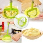 Kitchen Food Masher, Fruit Tool Masher, Masher Kitchen Tool, Kitchen Masher with Comfortable Grip, Potato masher flawless for Bean Vegetable Fruits Masher (1 Pc) - Image 3