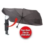 Foldable Car Windshield Sunshade for Heat & UV Protection ? Compact Sun Blocker for Front Windshield (1 Pc) - Image 2