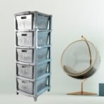 Multi-Purpose Anti-Slip 5 Layer Modular Drawer Storage System - Image 4