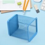 Metal Mesh Pen Holder (1 Pc) ? Durable Office Desk Organizer for Stationery - Image 2