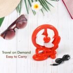 Cart Shape UHE-Powered Mini Fan Compact, Stylish, and Portable Cooling Fan for Personal Use, for Desk, Home, and Travel Needs - Image 3