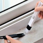 2 in Multi Function Plastic Window Slot Keyboard Wardrobe Dust Removal Cleaning Brush - Image 3
