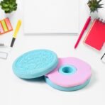Biscuit Shape Eraser with Unique Designs Fun Patterns better for School, Office, and Art Projects (1 Pc) - Image 2