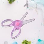 Single Child-Safe Plastic Scissor ? Safety Crafting Tool for Kids (Random Color) - Image 4