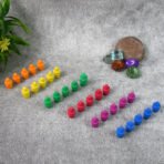 Pencil Top Eraser (1 Pc) ? Mix Color Rubber Eraser Caps for Students & School