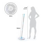 Spin Mop with Bigger Wheels and Plastic Auto Fold Handle for 360 Degree Cleaning - Image 5
