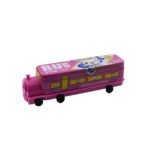 Double Decker Magic Bus Compass Layer Metal Box with Movable Wheels | Novelty Bus Stationery Case & Pencil Box for Children's Birthday Party
