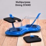 Multi-Use 2pc Dining Stand Versatile Set of Two Dining Stands for Convenient Tabletop Organization and Space-Saving Storage - Image 5