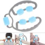 Muscle Massage Roller -5-Wheel Fitness Roller for Soreness Relief Muscle Relaxation (1 Pc) - Image 4