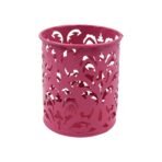 Metal Mesh Pen Holder for Office Desk | Black Grid Pen Stand | Desk Organizer for Stationery & Supplies (1 Piece)