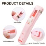 Portable Paper Clamp Dispenser Set | Handheld Fast Paper Fastener & Clip Loader | Reusable Clam Clip System for Office & Home - Image 2
