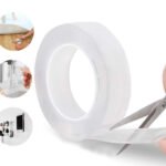 Washable Traceless Double-Sided Grip Tape (Meter Size) | Reusable, Strong Adhesive Mounting Tape for Home, Office, & DIY Projects