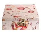 Velvet Bangle Box for Women ? Jewelry Storage Organizer with Compartments | Bridal Bangle Case for Wedding & Travel | Traditional Indian Bangle Holder Box(4 rod )