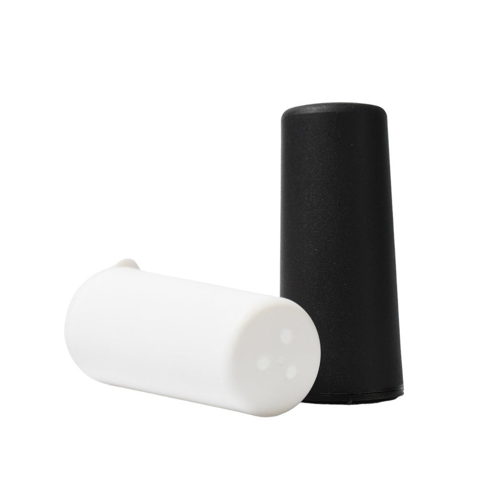 5317_salt_pepper_dispenser_1.jpg Salt and Pepper Dispenser Set, Multicolor Convenient and Stylish Seasoning Containers Dishwasher Safe Refrigeration Safe Pack of 2 - Image 1