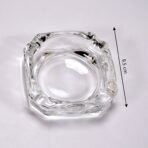 Glass Brunswick Cigar & Cigarette Ashtray ?Round Tabletop Design for Home, Office & Outdoor Decor - Image 3