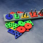 Seawater Animal Wooden Puzzle Learning Educational Board (1 Set) - Image 3