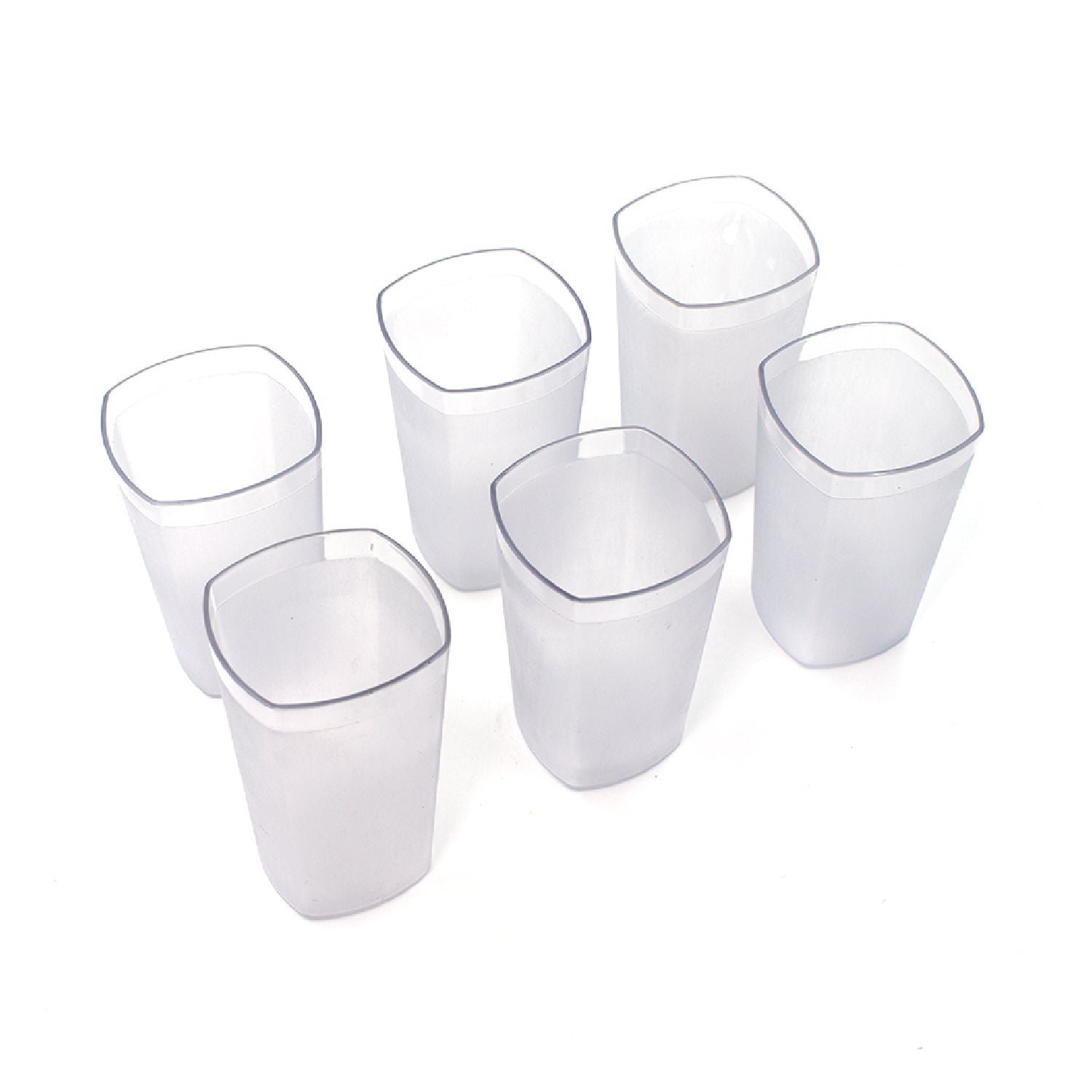 7image_2a1bcac4-ec43-4311-a595-d1f03abcf38f.jpg 350 ml Decent Glasses ? Set of 6 | Durable, Stylish Tumblers for Water, Juice, Beverages - Image 1