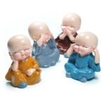 Baby Buddha 4Pc and show piece used for house, office and official decorations etc. - Image 5