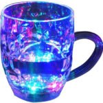 LED Glass Cup with Colors Changing LED Design for Fun, Interactive Drinking Experience, for Parties and Special Occasions